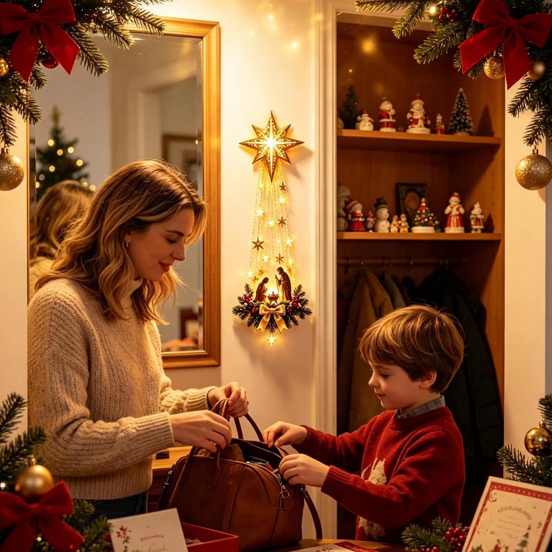 Lighting Decoration Ideas - 2027 Noel, Bethlehem İnanç Yıldızı, Işıklı
