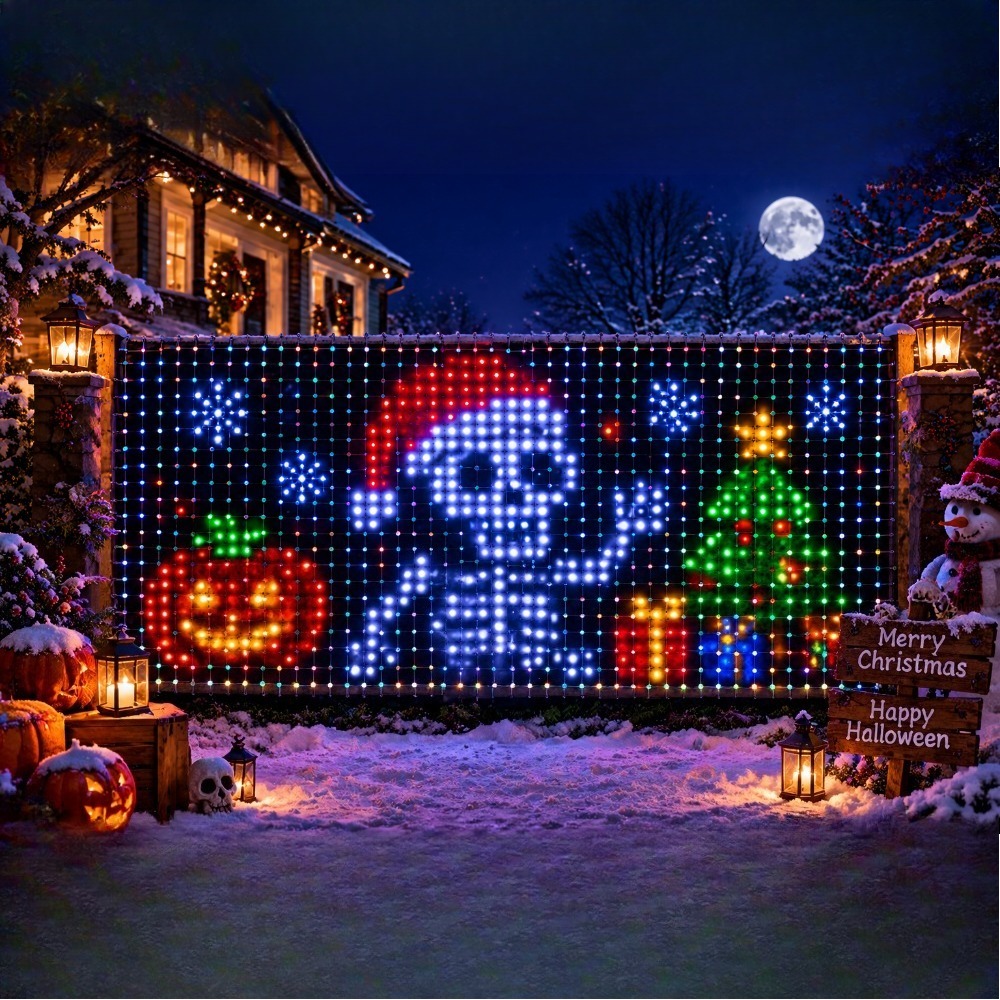 Lighting Christmas Decor - Yeni Model, Dekoratif, Noel Temalı, Bluetooth