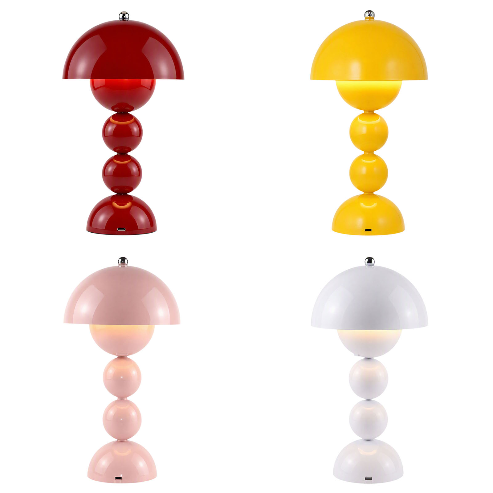 Lighting Decor Bedroom - Vintage Mantar Çiçek Tomurcuğu Masa Lambası