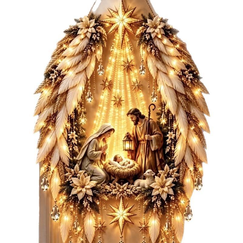 Lighting Christmas Decor - Bethlehem Yıldızı LED Duvar Süsü, Noel