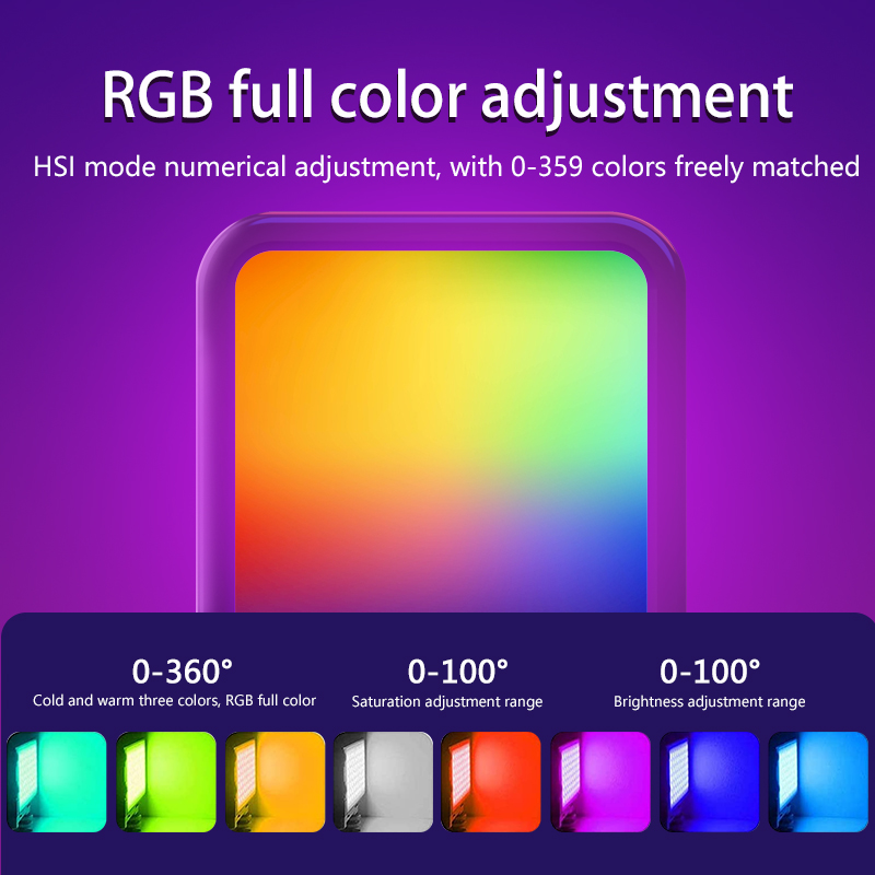Taşınabilir W70RGB LED Tam Ren - Lighting Visual incelemesi ve fiyatı