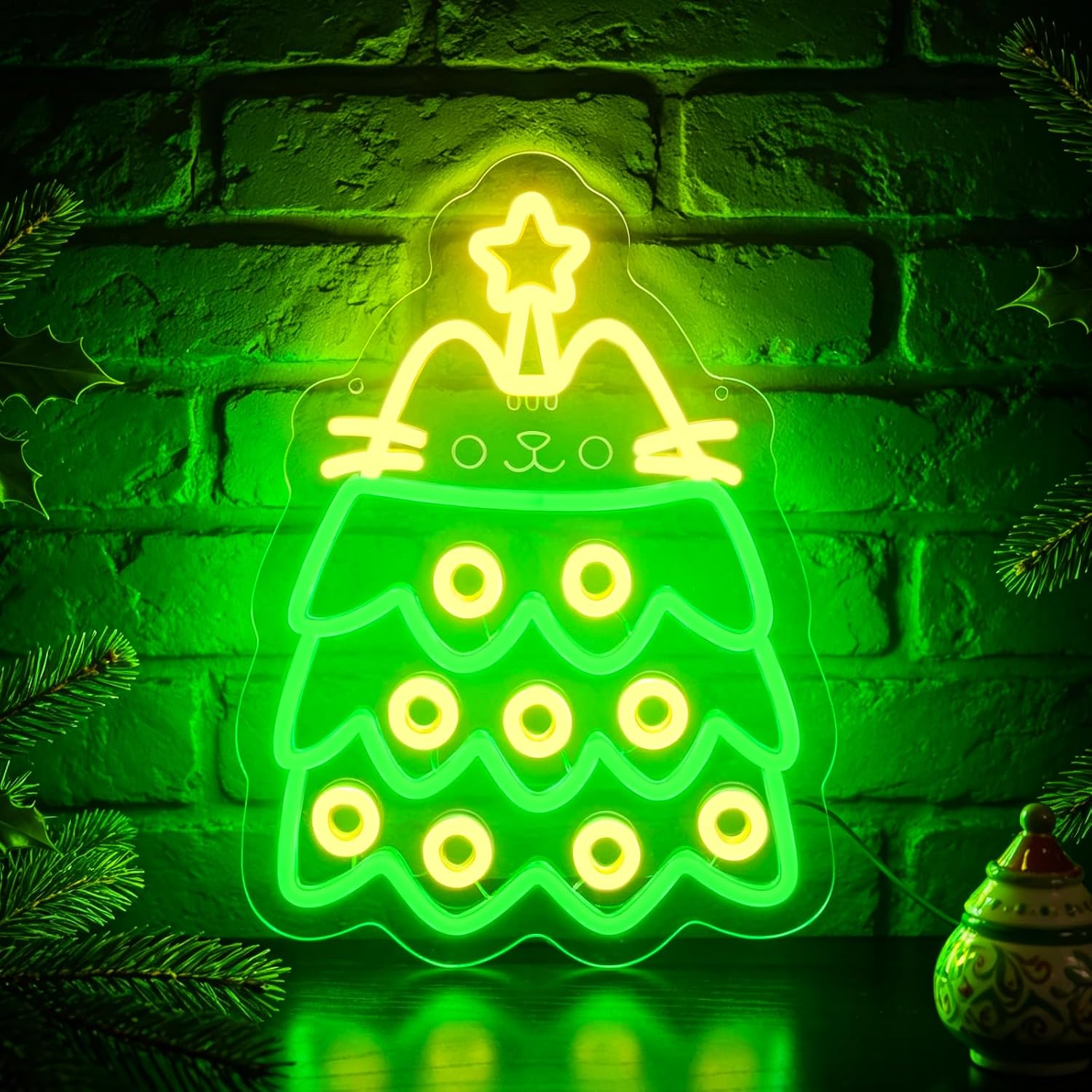Noel Ağacı LED Neon Tabelası,  - Lighting Christmas Decor incelemesi ve fiyatı