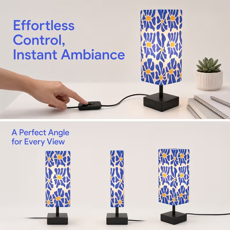 Modern, Renkli, Çiçek Desenli  - Up Lighting Decor incelemesi ve fiyatı