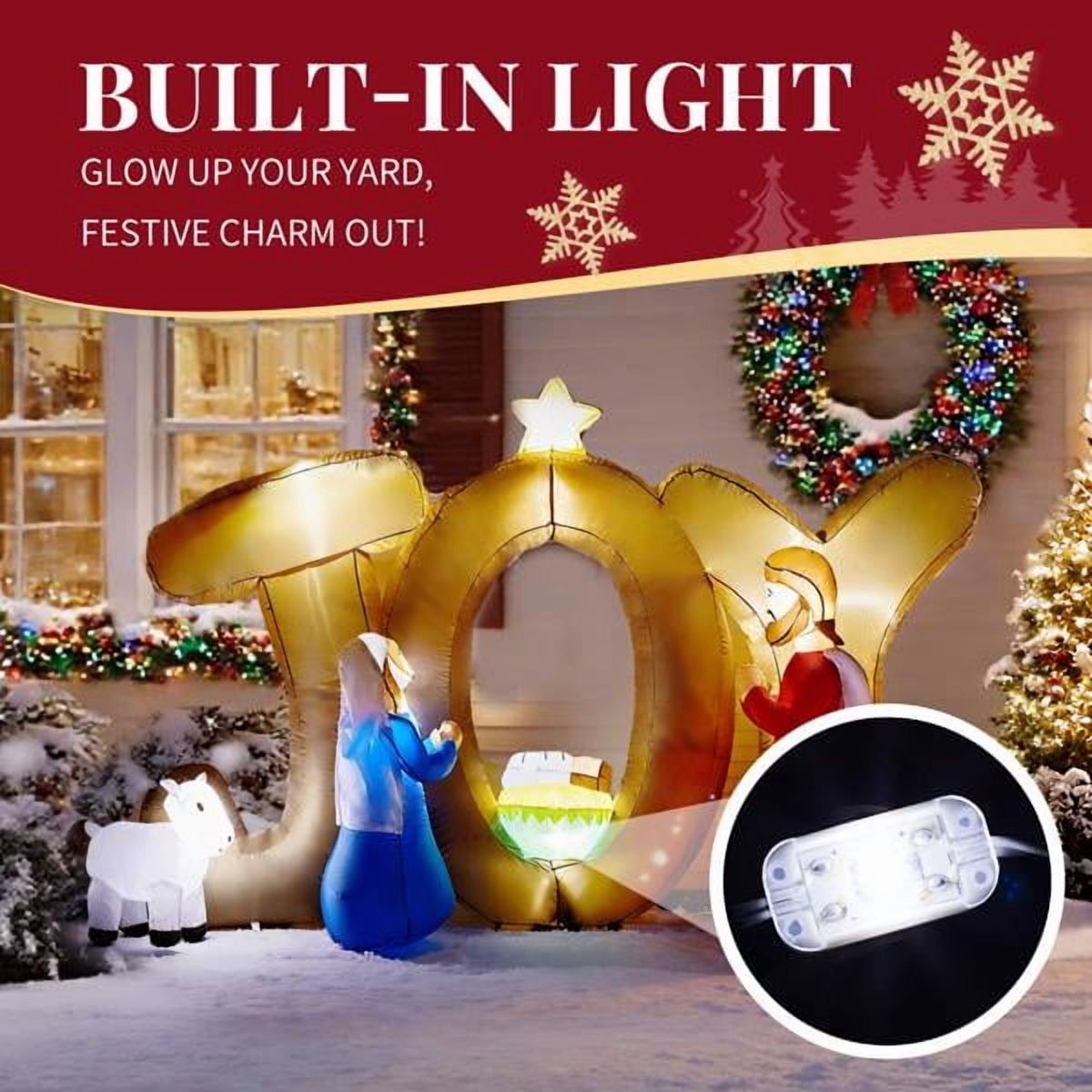 9 LED Işıklı Noel Şişme Süsü,  - Decor Timeless Lighting incelemesi ve fiyatı