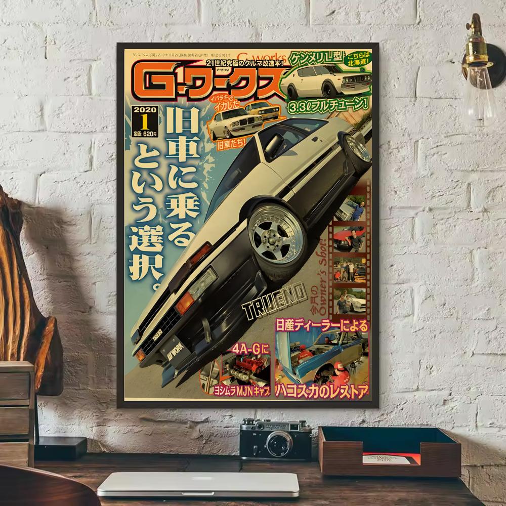 Retro japon arabaları J-JDM po - Lighting Mcqueen Bedroom Decor incelemesi ve fiyatı