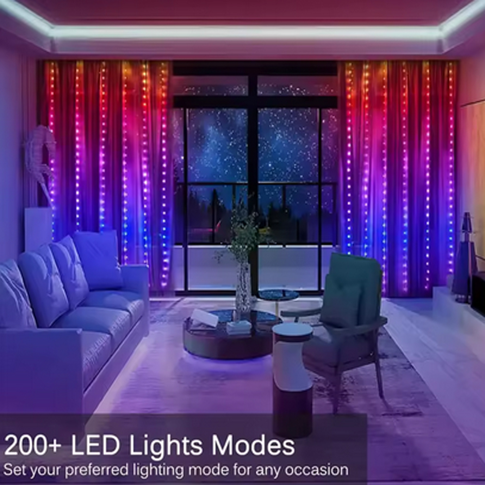 3 M RGB Akıllı LED Perde Işıkl - Lighting Christmas Decor incelemesi ve fiyatı